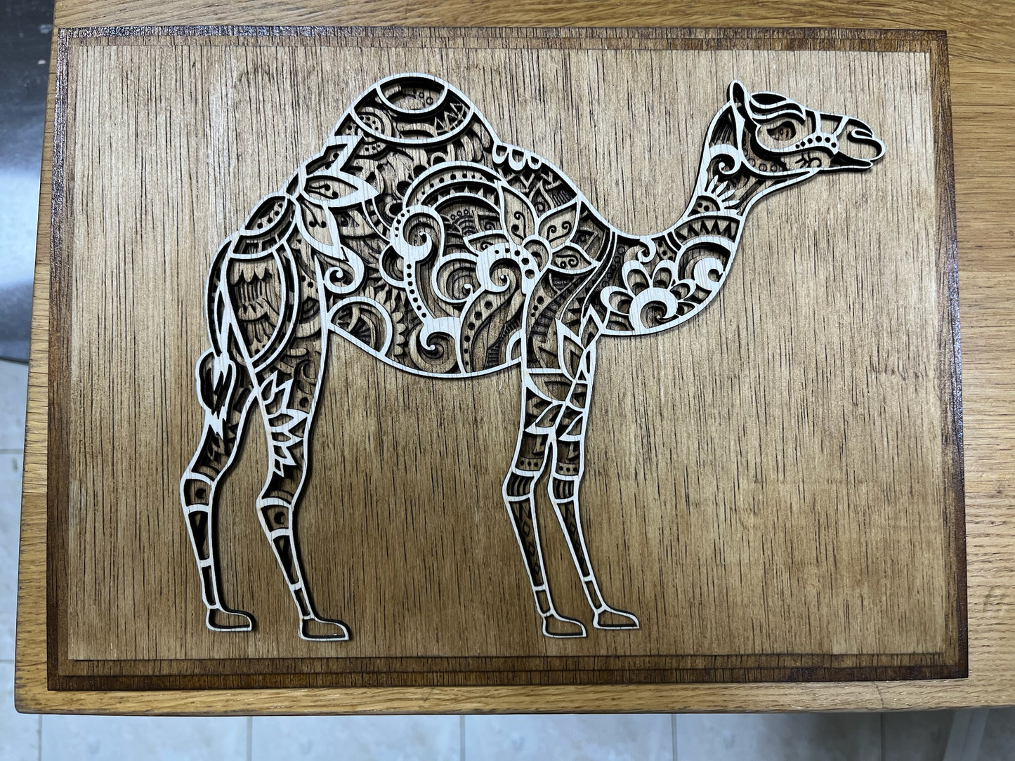 Multilayer Camel Wall Hanging