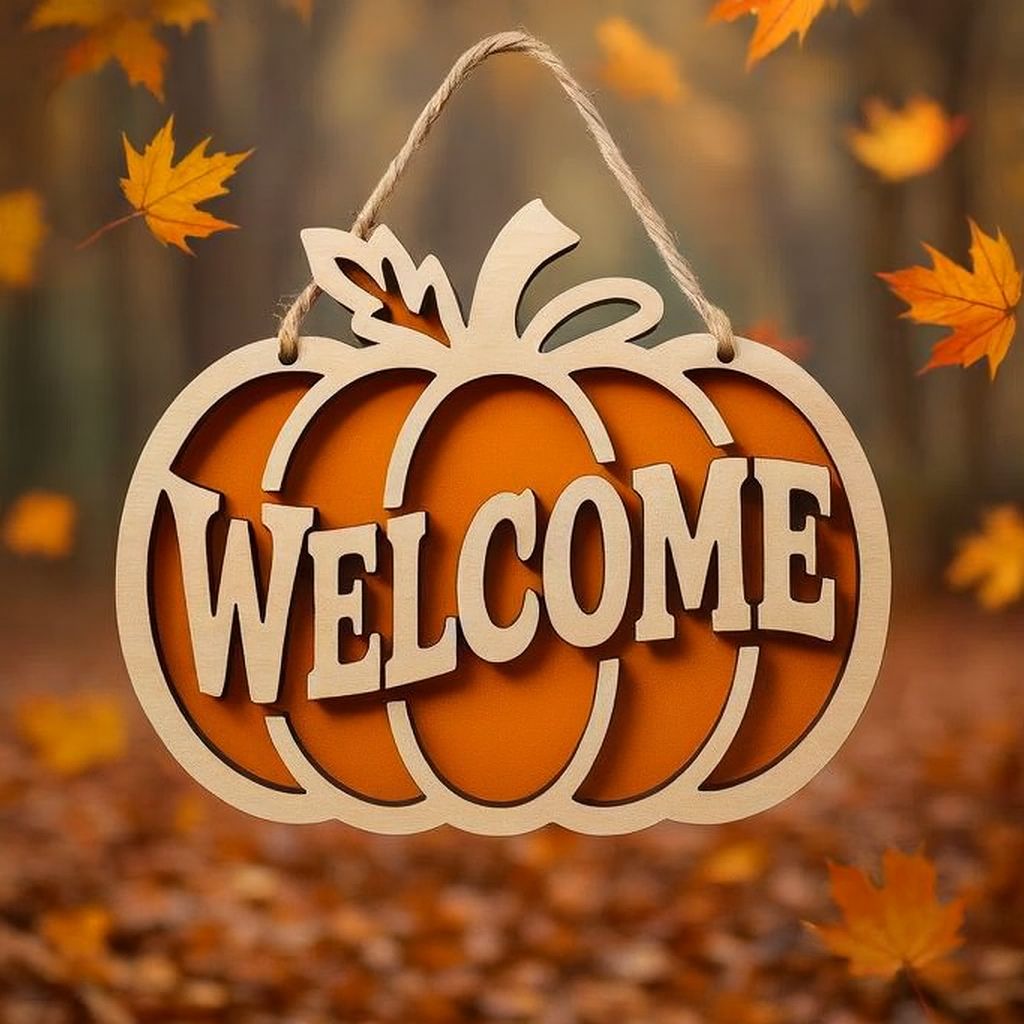π Pumpkin Welcome Sign β Fall Decor