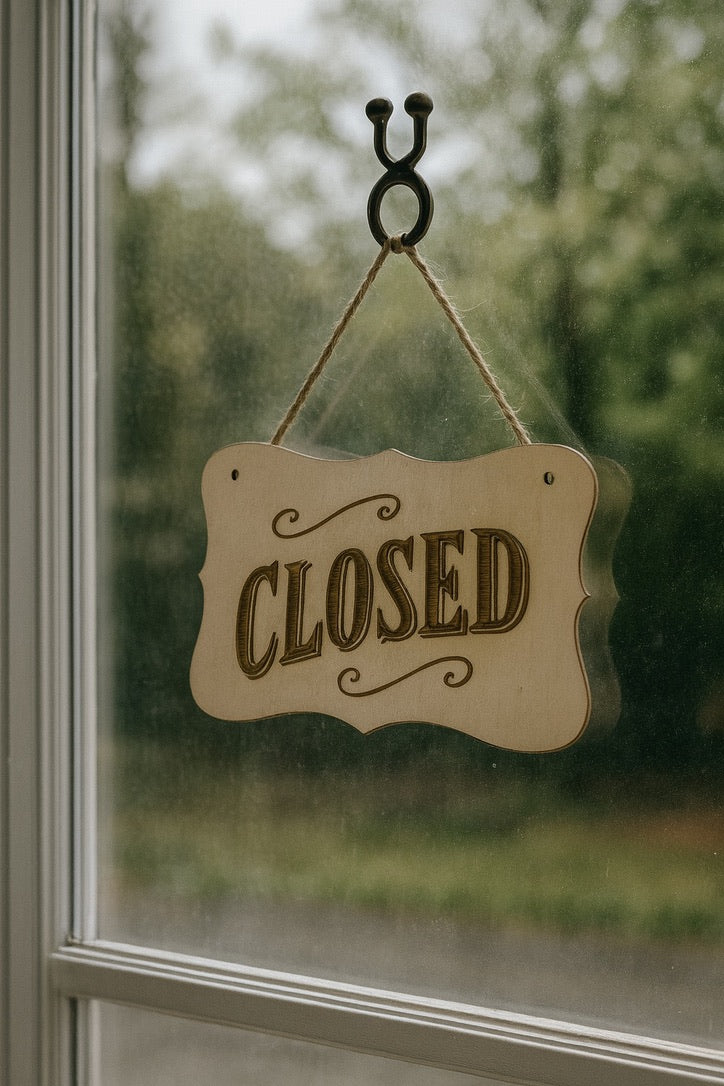 Open/Closed Door Sign