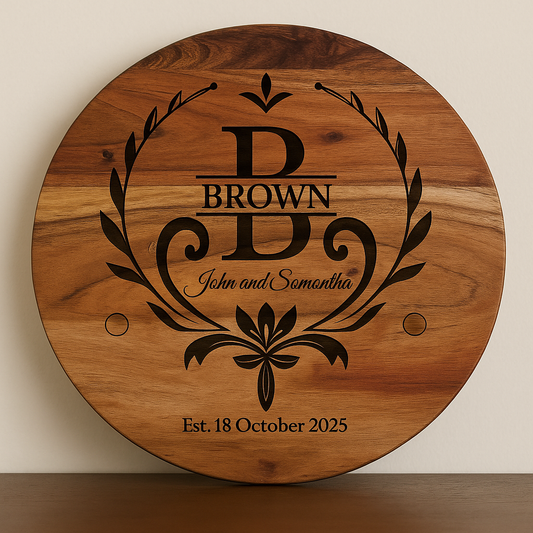 Personalized Acacia Wood Board