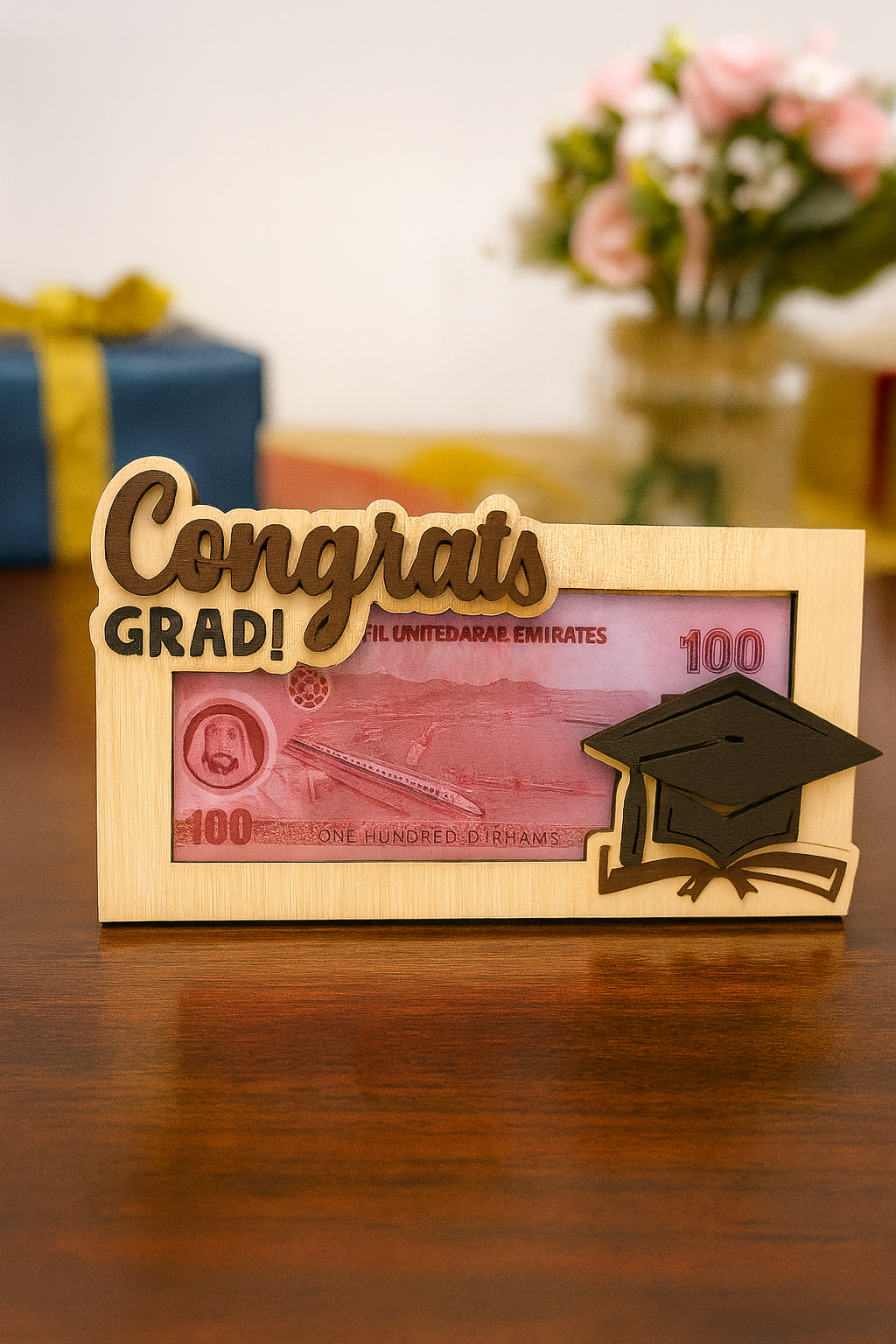 Graduation Wooden Money Holder 🎓