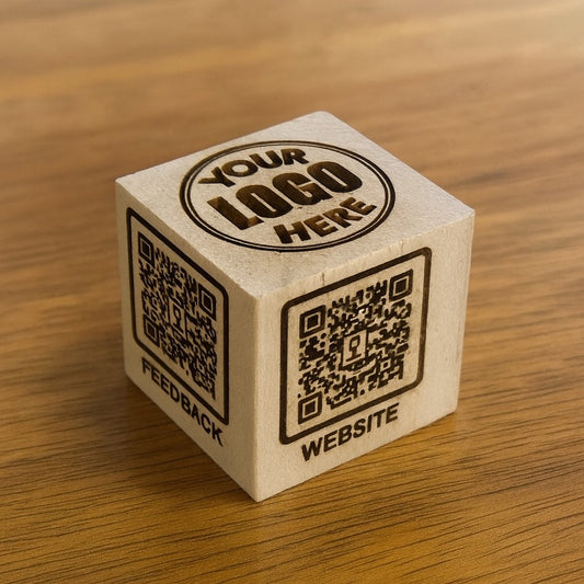 Custom QR Review Cube