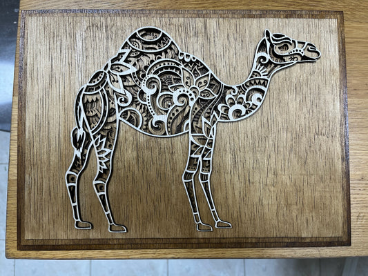 Multilayer Camel Wall Hanging
