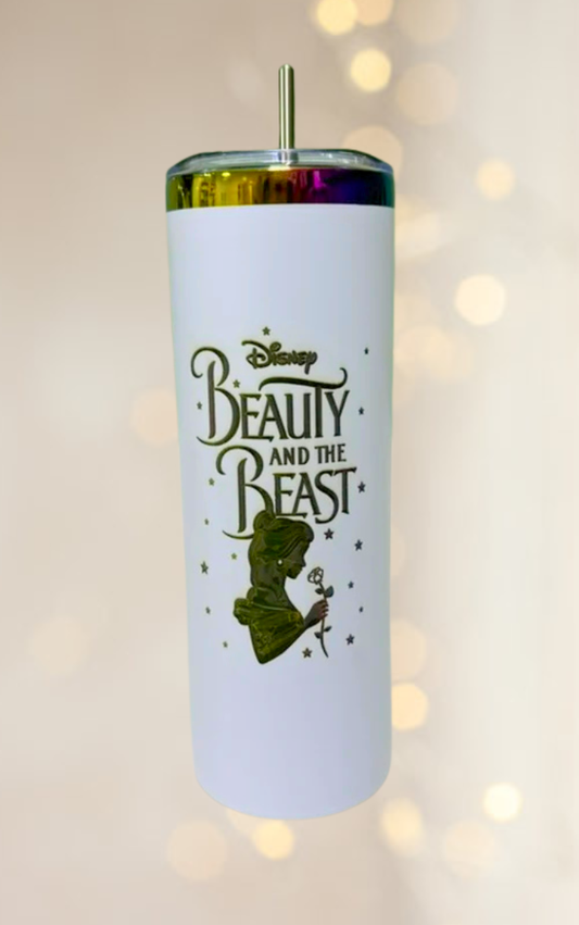 Custom Beauty and the Beast Bottle